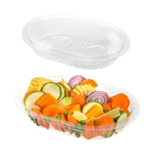 PLASTIC BANDEJA 105PP OVAL LIVIANA x 10u (800)
